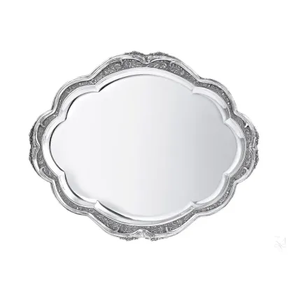 Zdjęcie Piękna stylowa srebrna taca Magic Forest - Zaramella Argenti