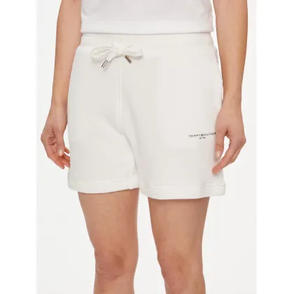 Zdjęcie Tommy Hilfiger Szorty sportowe 1985 WW0WW38348 Écru