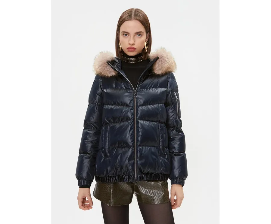 obrazek 1 Geox Kurtka zimowa Backsie W3628S T3013F 1624 Granatowy Regular Fit