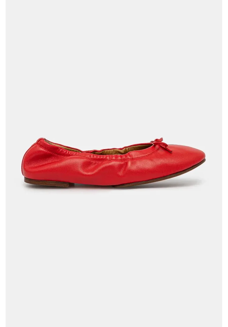 obrazek 1 Polo Ralph Lauren baleriny Flats Ballet kolor czerwony 818960638