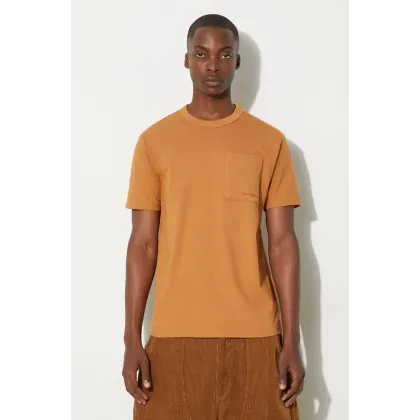 Zdjęcie New Balance t-shirt bawełniany kolor pomarańczowy gładki MT23567TOB-TOB