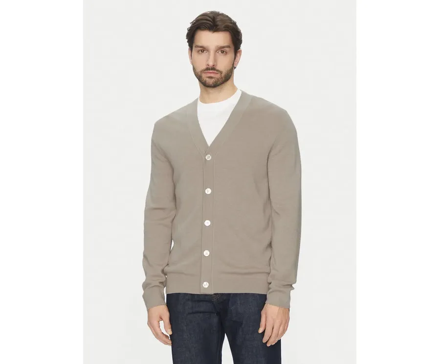 obrazek 1 Selected Homme Kardigan Tray 16097127 Beżowy Regular Fit