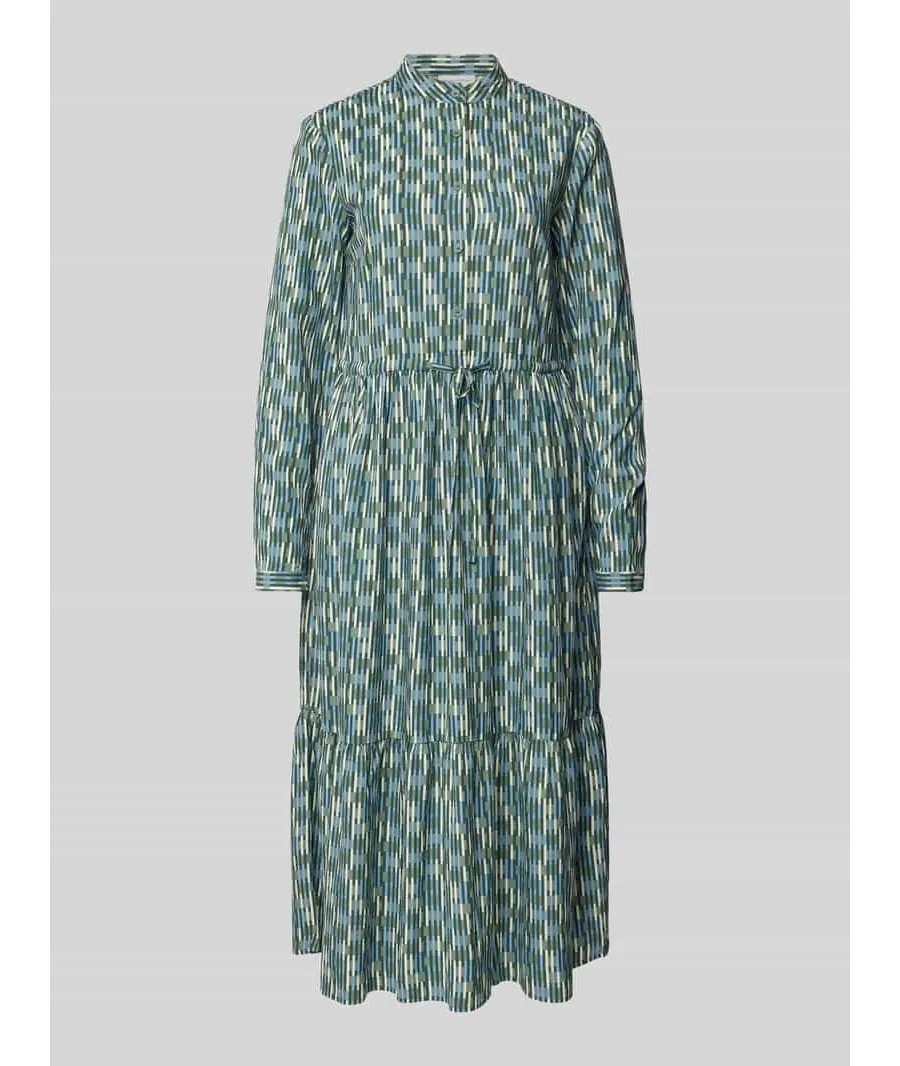 obrazek 1 Sukienka midi ze wzorem na całej powierzchni