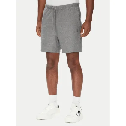 Zdjęcie Calvin Klein Jeans Szorty sportowe Premium Terry LV04RC280G Szary Regular Fit