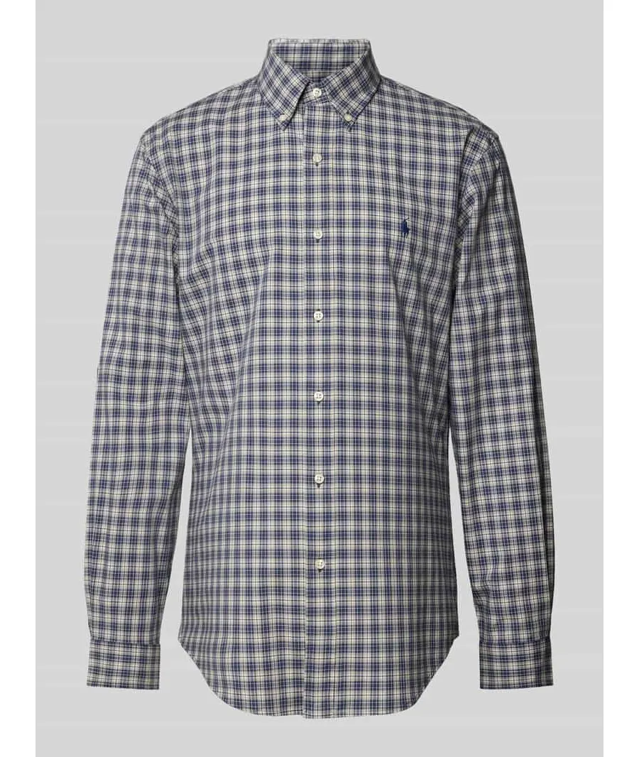 obrazek 1 Koszula casualowa o kroju custom fit z kołnierzykiem typu button down
