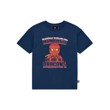 Zdjęcie LEGO T-Shirt Taffy 301 12011459 Granatowy Regular Fit