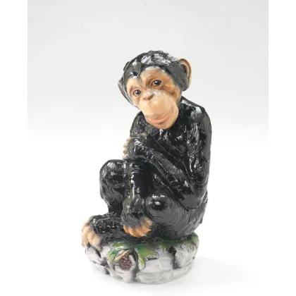 Picture A unique ceramic chimpanzee - Il Gattopardo