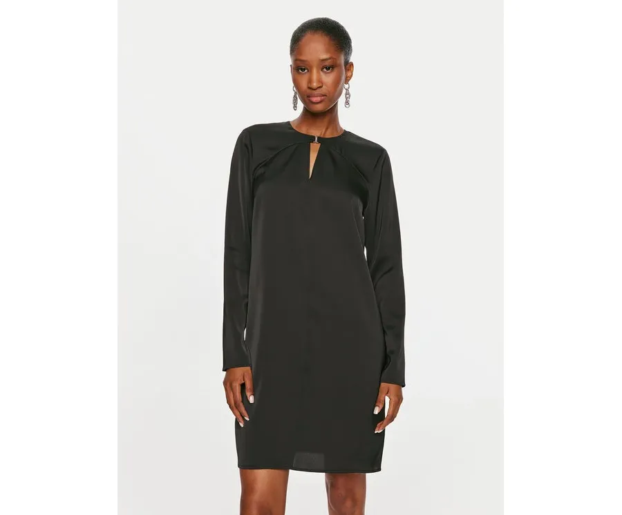 obrazek 1 Calvin Klein Sukienka codzienna Lw Shiny K20K207995 Czarny Regular Fit
