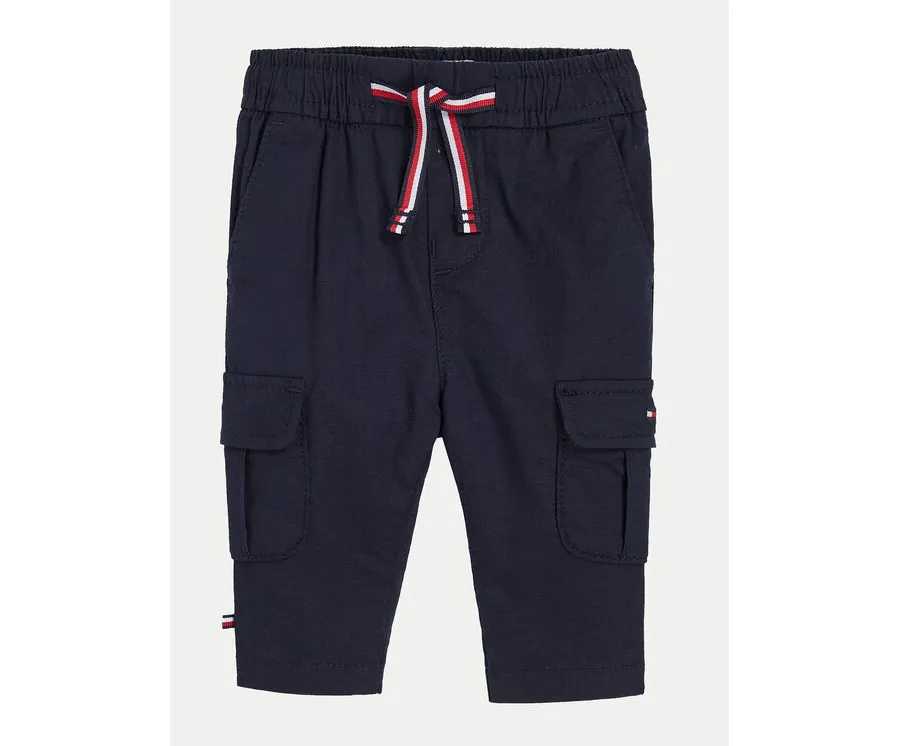 obrazek 1 Tommy Hilfiger Szorty materiałowe KN0KN01840 Granatowy Regular Fit