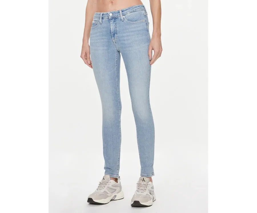 obrazek 1 Calvin Klein Jeans Jeansy J20J222444 Niebieski Skinny Fit