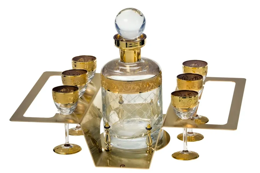 obrazek 1 Elegancki komplet do picia alkoholu Ouzo