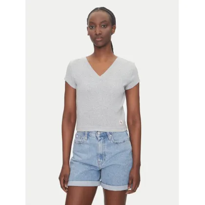 Zdjęcie Calvin Klein Jeans T-Shirt LV047C910G Szary Regular Fit