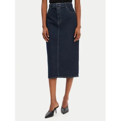 Zdjęcie HUGO Spódnica jeansowa Gatje_2 50541495 Granatowy Regular Fit