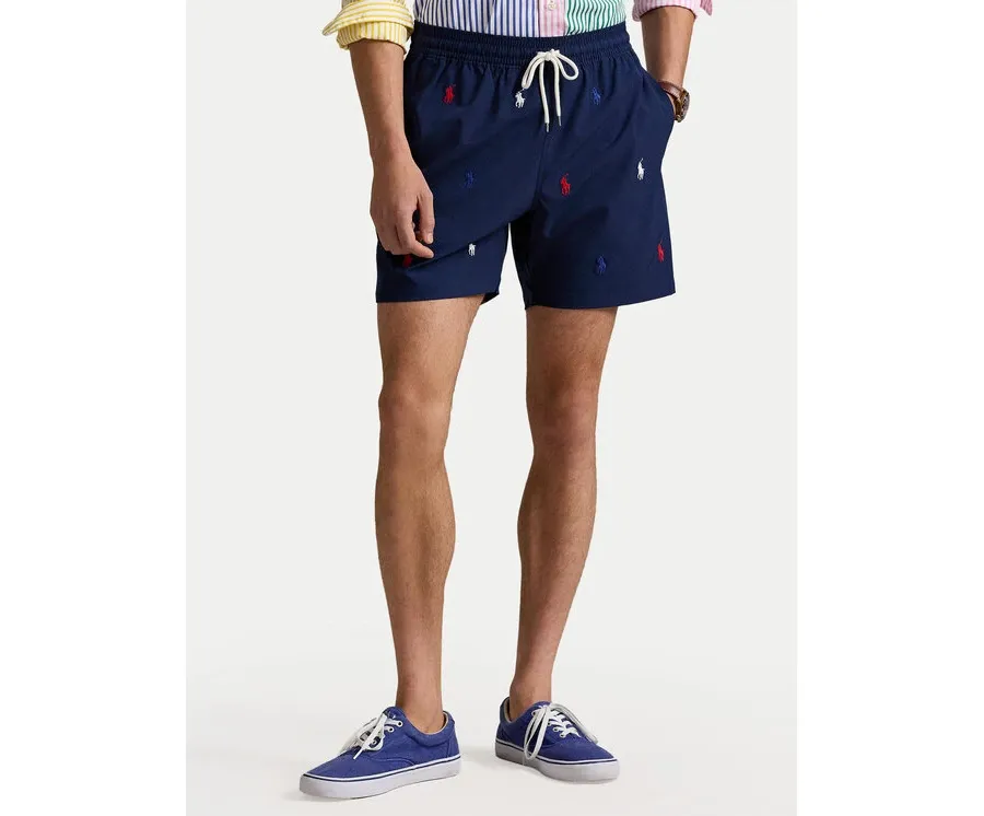 obrazek 1 Polo Ralph Lauren Szorty materiałowe 710957786001 Granatowy Classic Fit