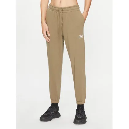 Zdjęcie New Balance Spodnie dresowe Essentials French Terry Pant WP33508 Zielony Regular Fit