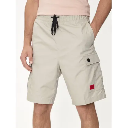 Zdjęcie Hugo Szorty materiałowe Garlio242 50510594 Szary Regular Fit HUGO