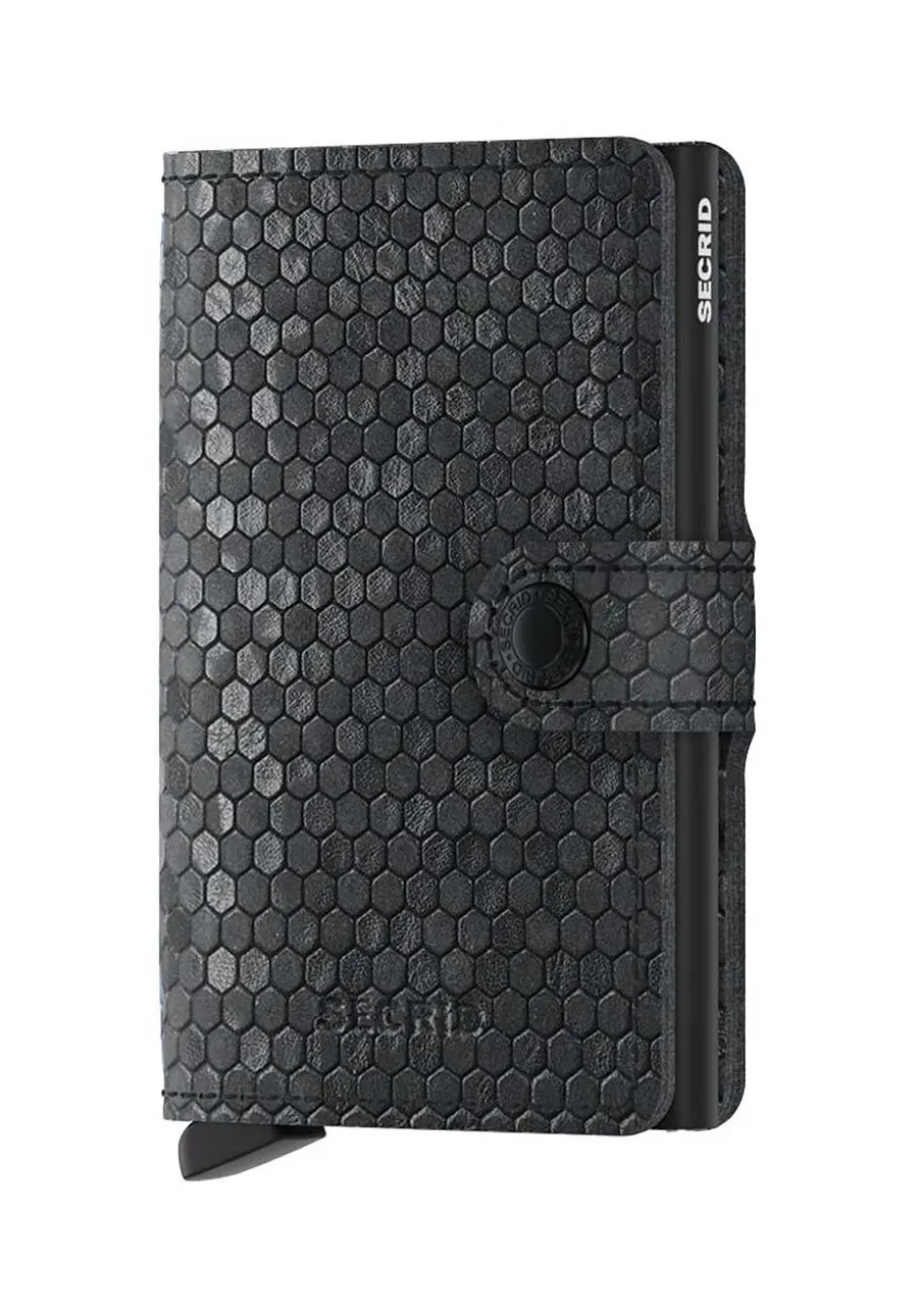 obrazek 1 Secrid portfel skórzany Miniwallet Hexagon Black kolor czarny
