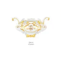 Picture Gold-plated porcelain vase