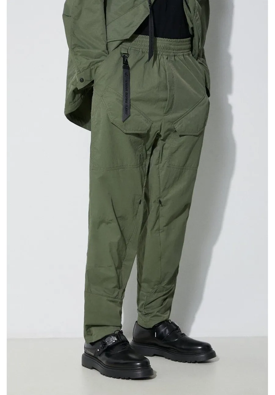 obrazek 1 Alpha Industries spodnie Utility UV męskie kolor zielony w fasonie cargo 146206UV