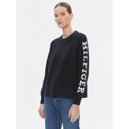 Zdjęcie Tommy Hilfiger Sweter WW0WW39002 Granatowy Regular Fit