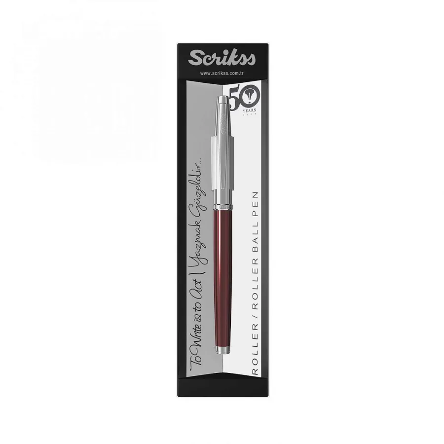 obrazek 6 Wspaniały burgundowy Rollerball Pen z serii Metropolis 800