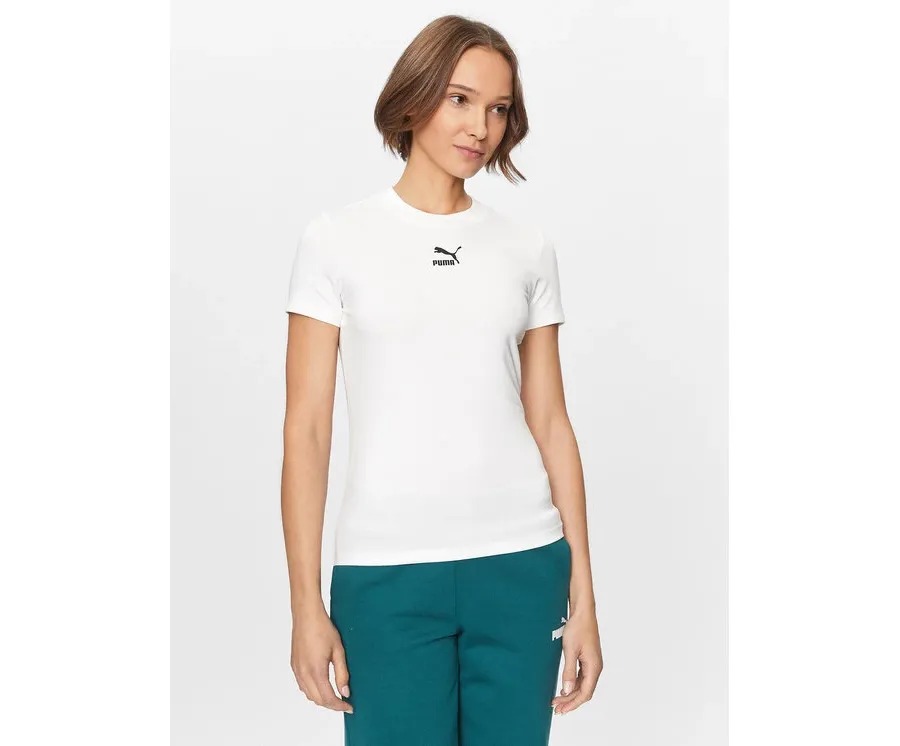 obrazek 1 Puma T-Shirt Classics 535610 Biały Tight Fit