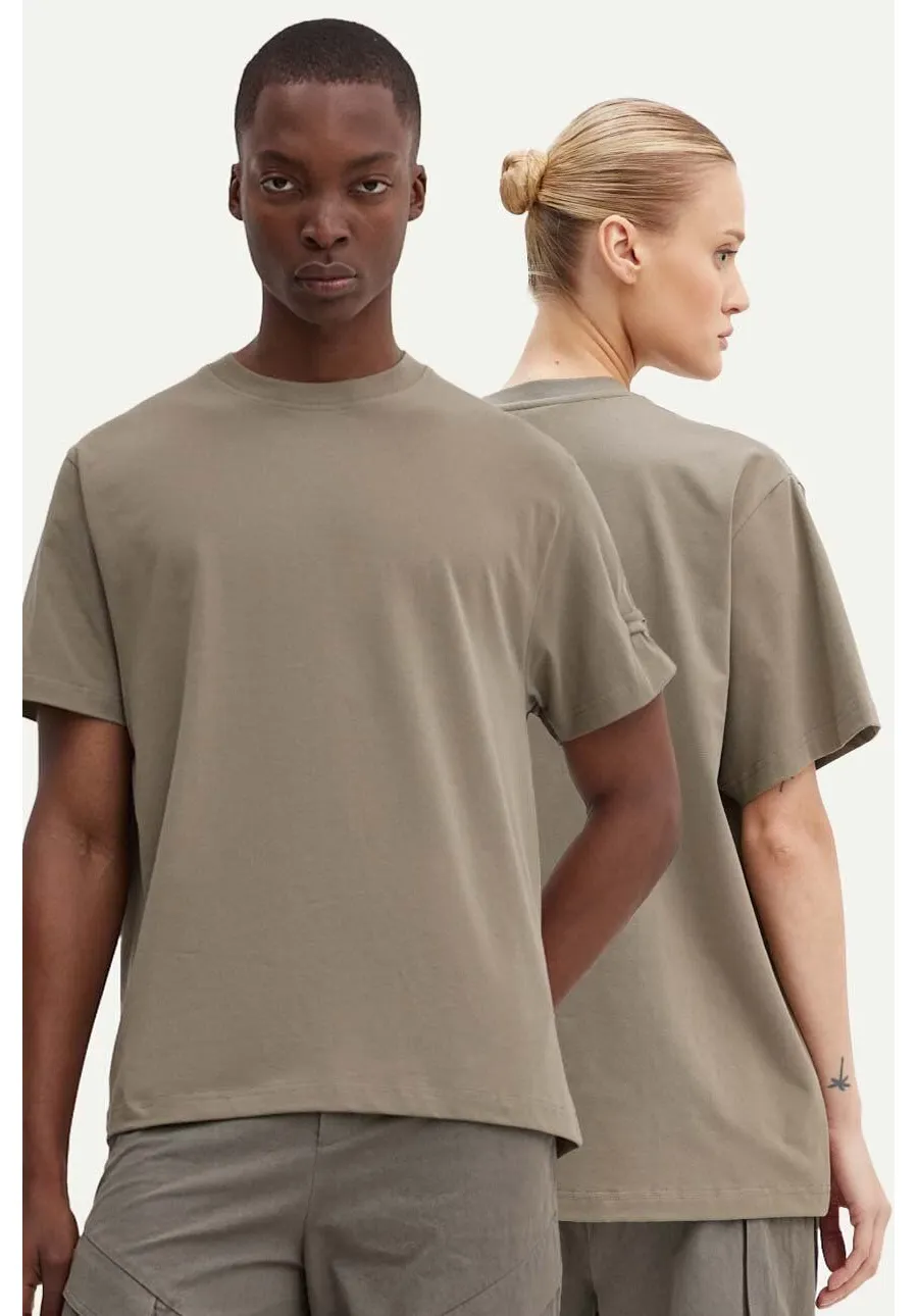 obrazek 1 Heliot Emil t-shirt kolor zielony gładki M.09.119.BLK01