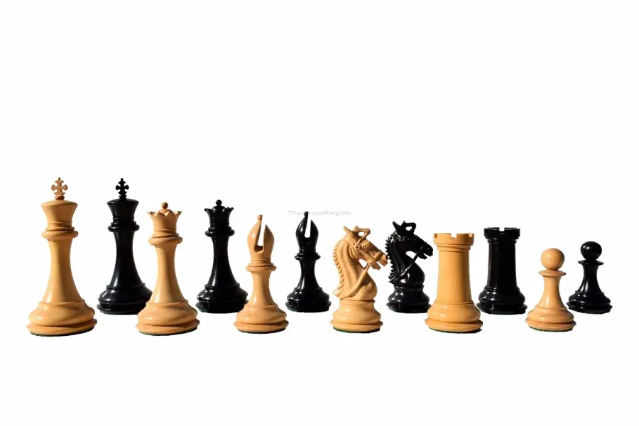 obrazek 11 Nowoczesne figury szachowe z luksusową planszą serii Sultan - The Chess Empire