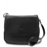 Picture Black leather shoulder bag - Giudi