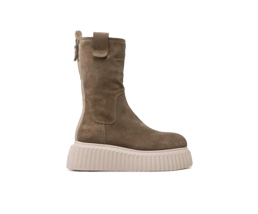 obrazek 1 AGL Botki Milagros D751503PGKI014E189 Brązowy