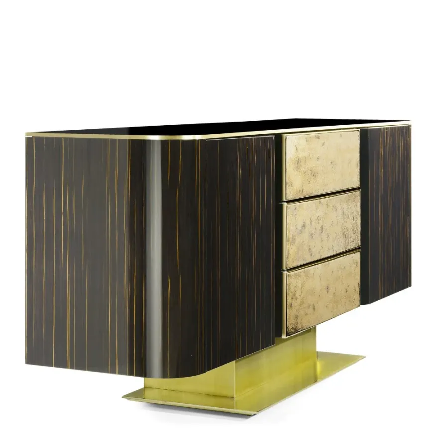 obrazek 5 Komoda z dwoma drzwiami i trzema szufladami H.80xL.180xP.45 cm