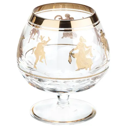Zdjęcie Ekskluzywny puchar do wina ze złotym ozdobnym motywem inspirowanym mitologią grecką i rzymską - Vista Alegre