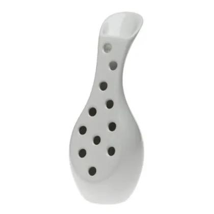 Picture An avant-garde vase with an unusual organic shape with holes - Byfly