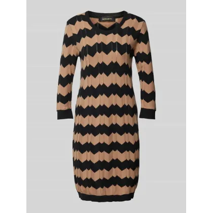 Zdjęcie Sukienka z dzianiny o długości do kolan z okrągłym dekoltem