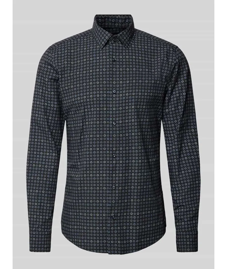 obrazek 1 Koszula biznesowa o kroju slim fit z kołnierzykiem typu cutaway model ‘Pit’