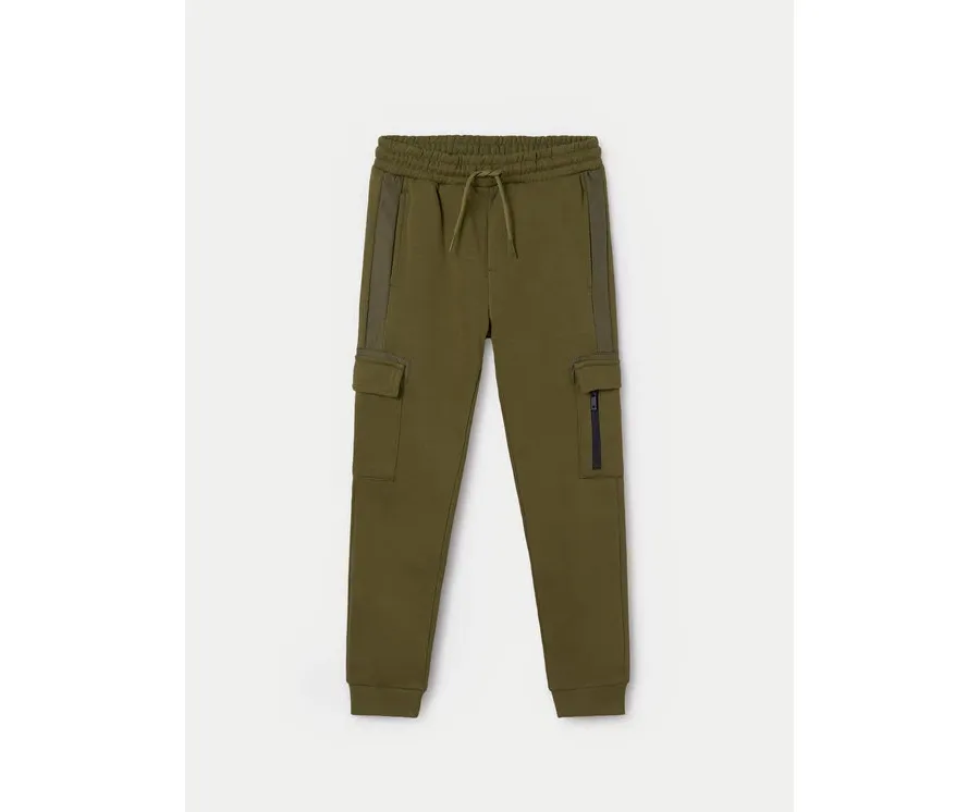 obrazek 1 Mayoral Spodnie dresowe 7536 Zielony Regular Fit