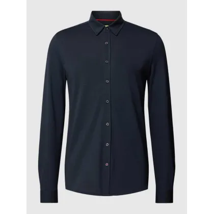 Zdjęcie Koszula casualowa o kroju regular fit z fakturowanym wzorem