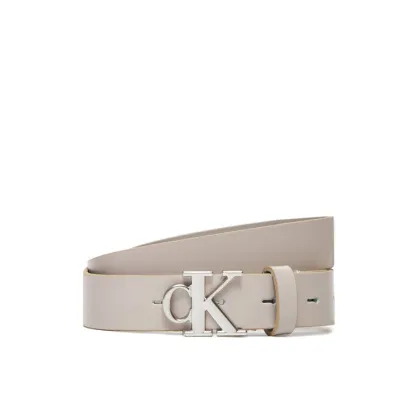 Zdjęcie Calvin Klein Pasek Damski Monogram Plaque Buckle 25Mm LV04K7017G Biały