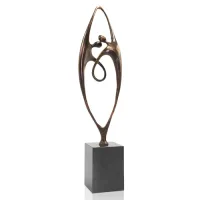 Zdjęcie Elegancka statuetka wykonana z brązu
