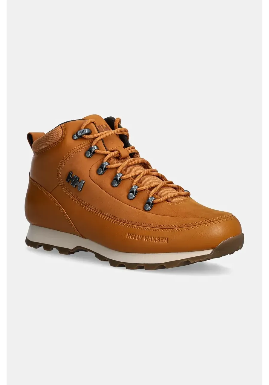 obrazek 1 Helly Hansen buty skórzane The Forester Premium męskie kolor brązowy lekko ocieplone 12030
