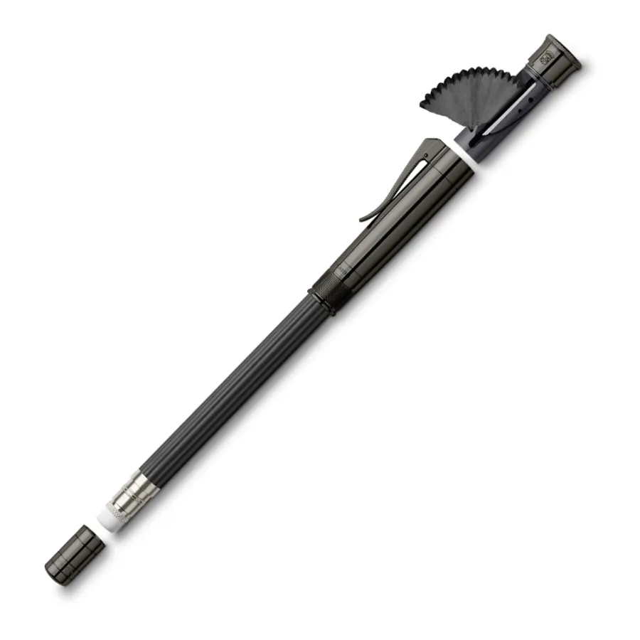 obrazek 9 Luksusowy w czarnym kolorze ołówek z temperówką - Perfect Magnum Black Edition