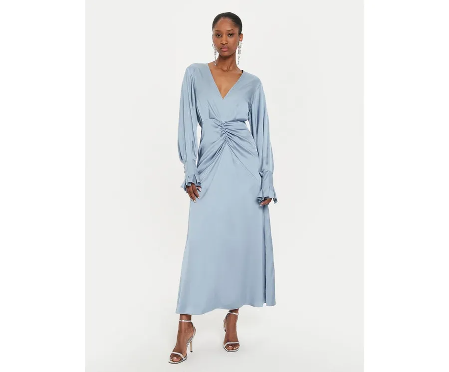 obrazek 1 Karen by Simonsen Sukienka koktajlowa Peel 10105036 Błękitny Loose Fit