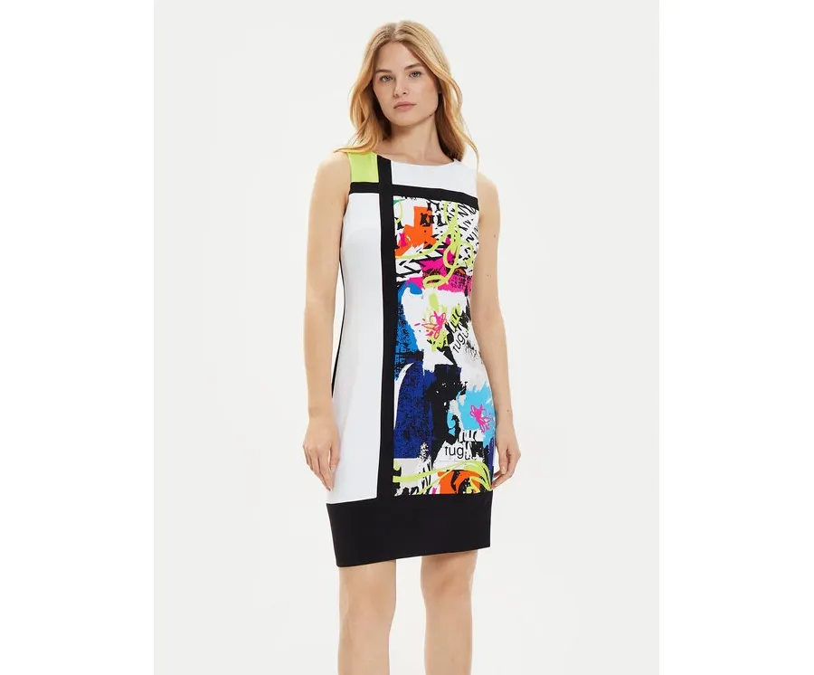 obrazek 1 Joseph Ribkoff Sukienka letnia 241296 Kolorowy Slim Fit