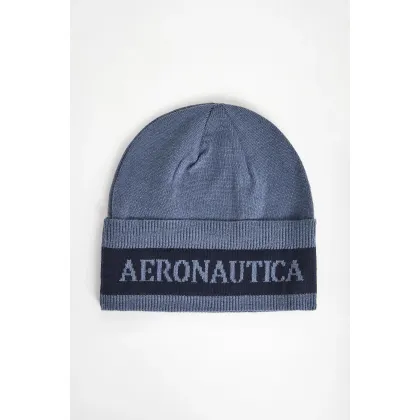 Zdjęcie Czapka męska z wełną AERONAUTICA MILITARE Aeronautica Militare