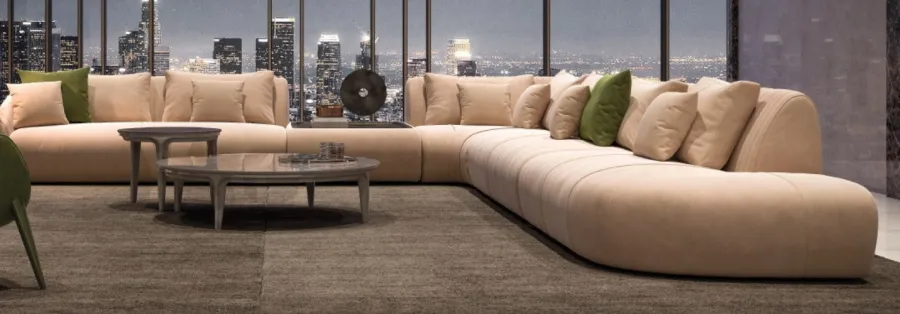 obrazek 2 Nowoczesna modułowa sofa 2-osobowa do salonu