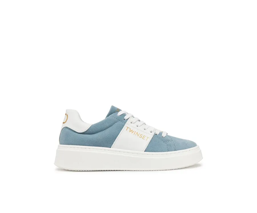 obrazek 1 TWINSET Sneakersy 251GCJ01C Niebieski