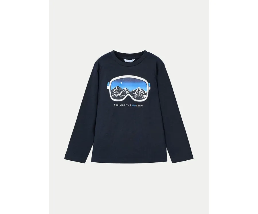 obrazek 1 Mayoral Bluzka 4056 Czarny Regular Fit