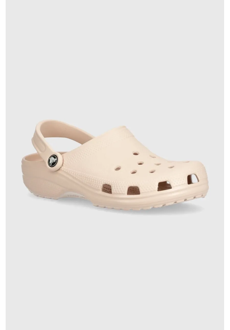 obrazek 1 Crocs klapki Classic damskie kolor beżowy 10001