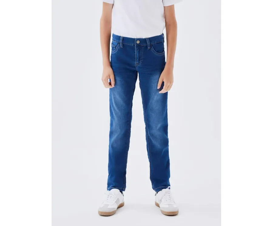 obrazek 1 NAME IT Jeansy 13209038 Niebieski Slim Fit