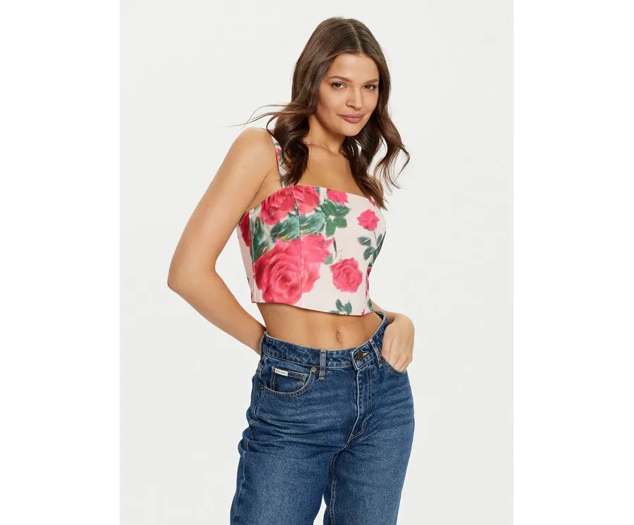 obrazek 1 Guess Top W5RH26 WGLO2 Kolorowy Regular Fit